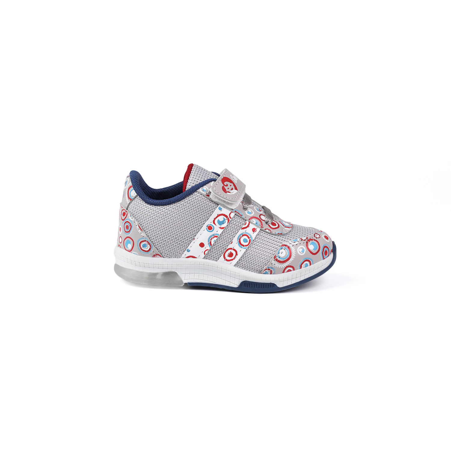 Unisex Bebe Buz Desenli Işıklı Cırtlı Sneaker Günlük Spor Ayakkab