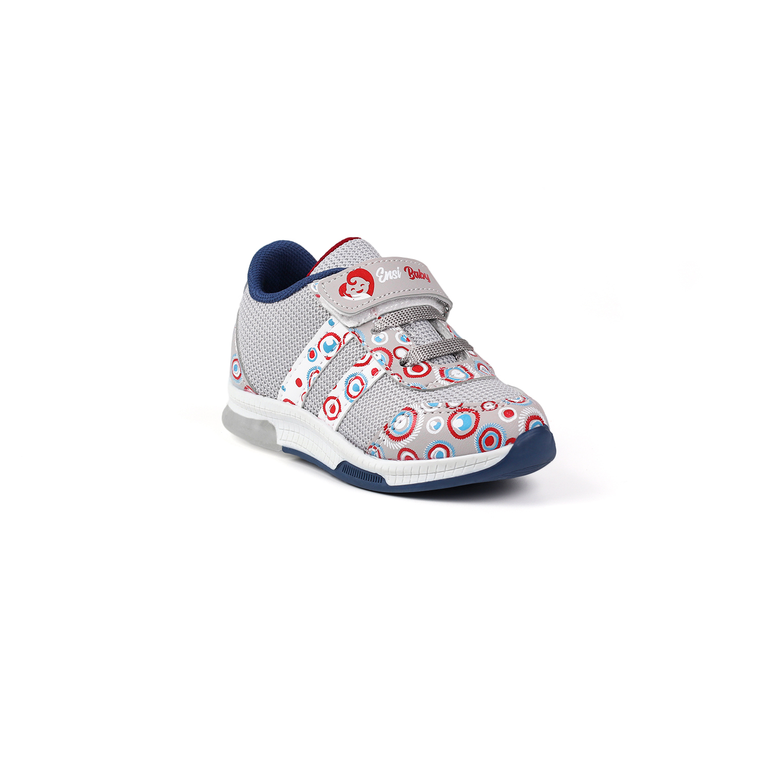Unisex Bebe Buz Desenli Işıklı Cırtlı Sneaker Günlük Spor Ayakkab