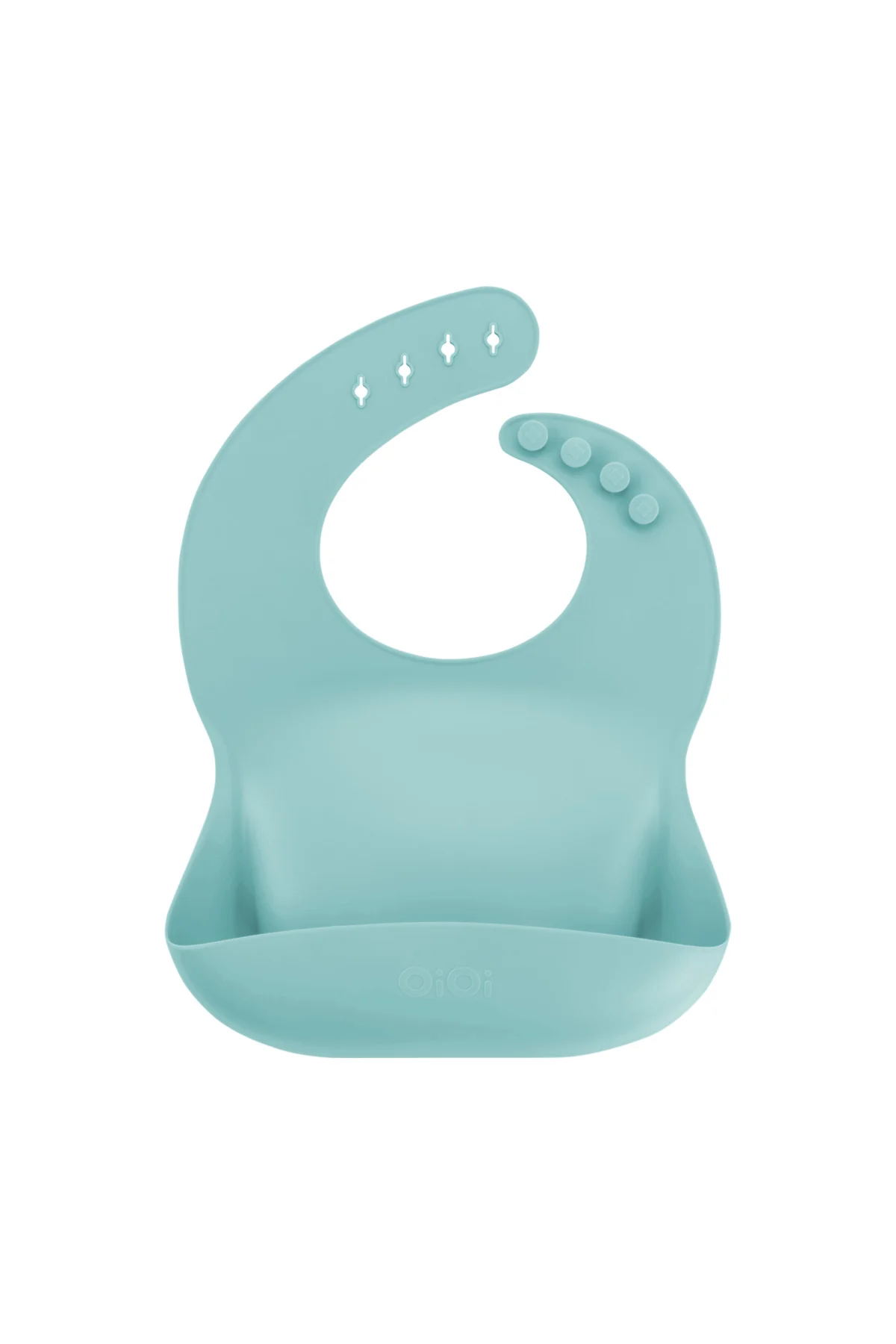 Unisex Bebek Basic Silikon Önlük Aqua Green