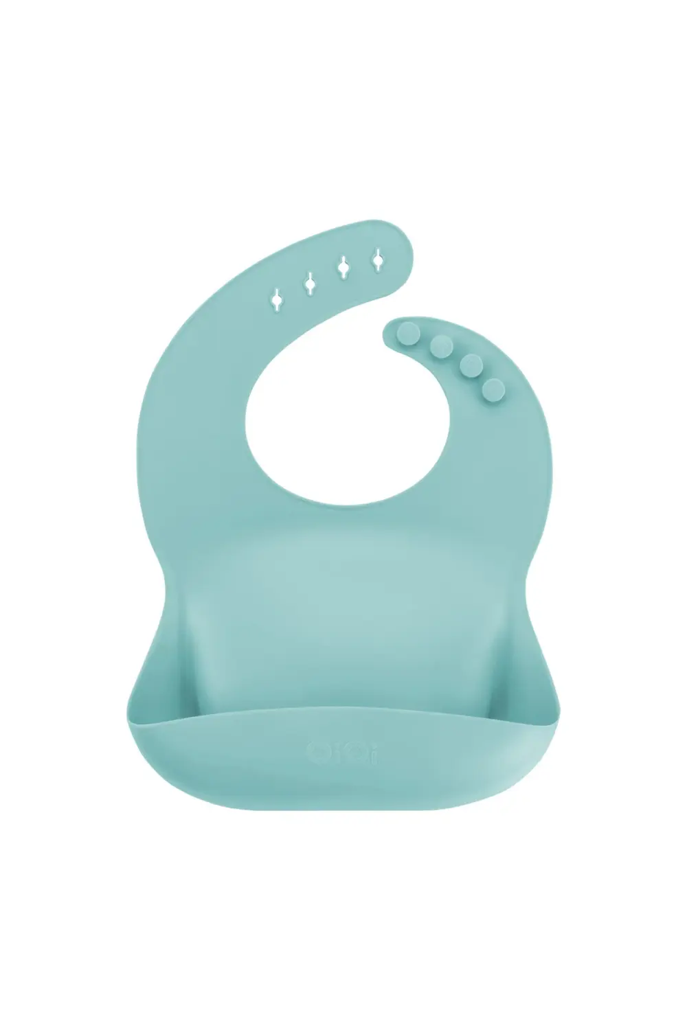 Unisex Bebek Basic Silikon Önlük Aqua Green