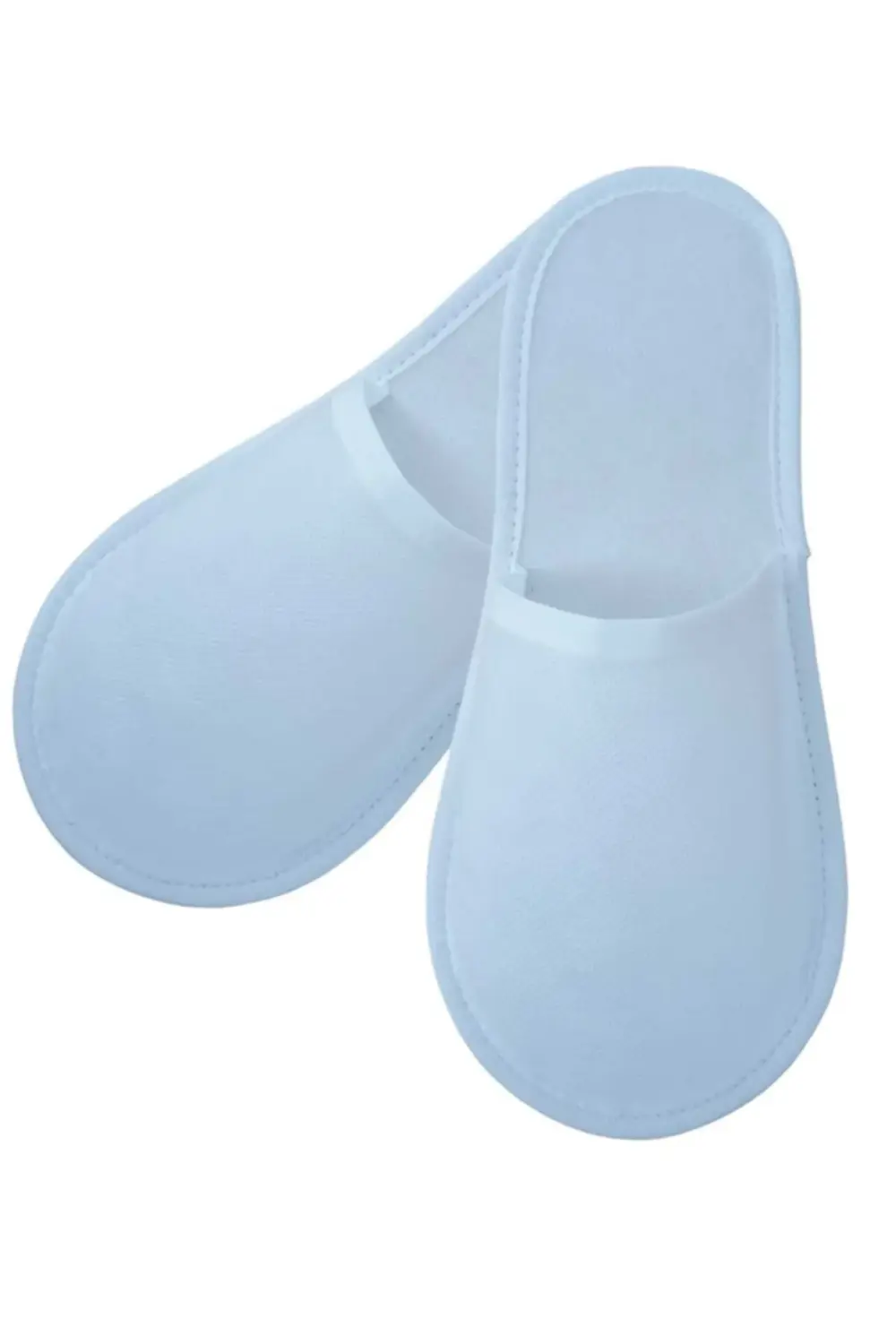 Unisex Beyaz 100 Çift Tek Kullanımlık Biyeli Tela Terlik