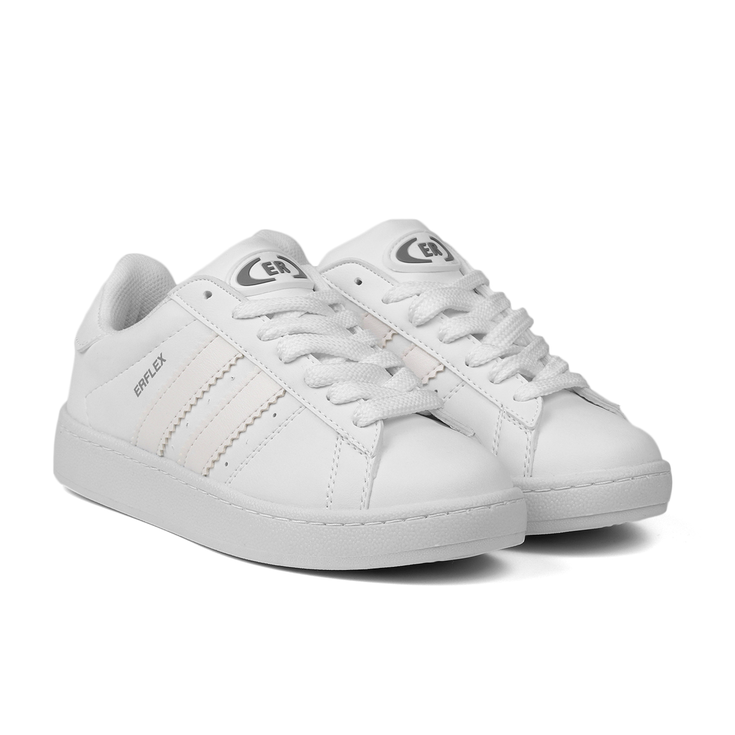 Kajila Unisex Beyaz Bağcıklı Rahat Sneaker Günlük Spor Ayakkabı Kajila Unisex Beyaz Bağcıklı Rahat Sneaker Günlük Spor Ayakkabı