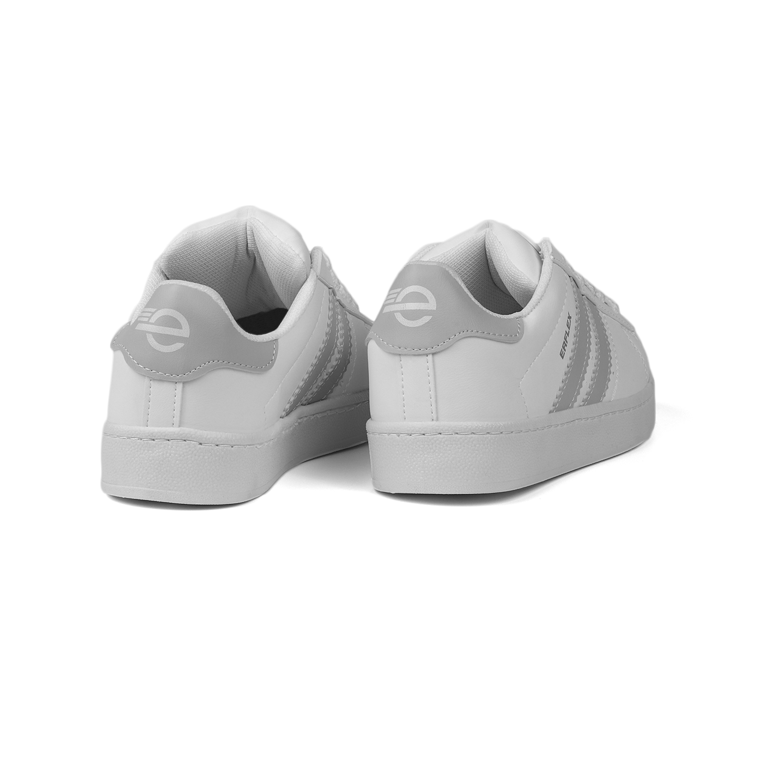 Unisex Beyaz Buz Bağcıklı Rahat Sneaker Günlük Spor Ayakkabı