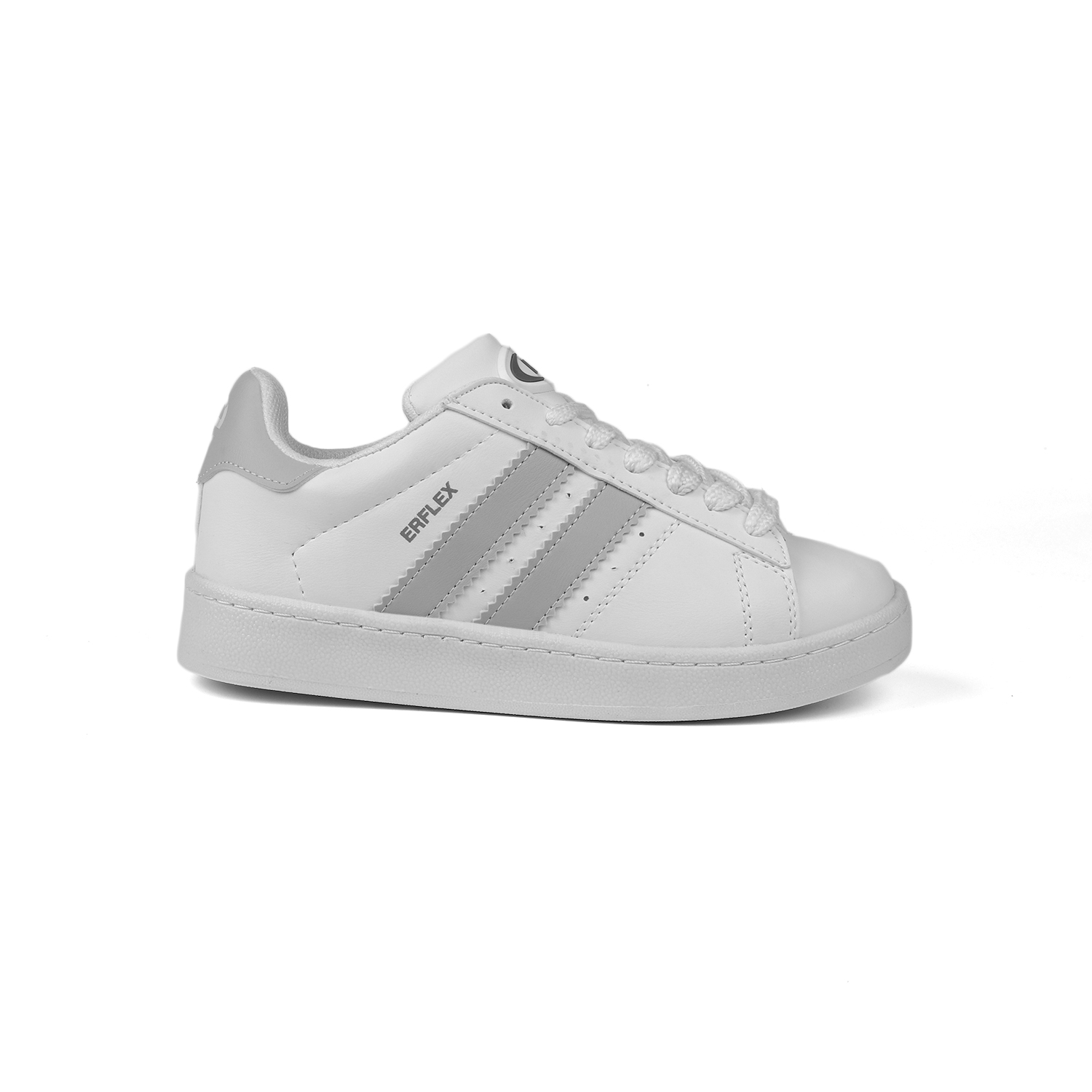 Unisex Beyaz Buz Bağcıklı Rahat Sneaker Günlük Spor Ayakkabı