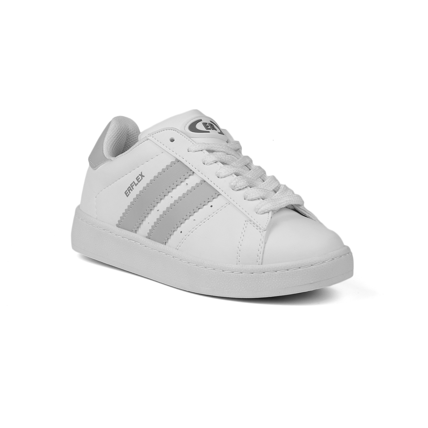 Unisex Beyaz Buz Bağcıklı Rahat Sneaker Günlük Spor Ayakkabı