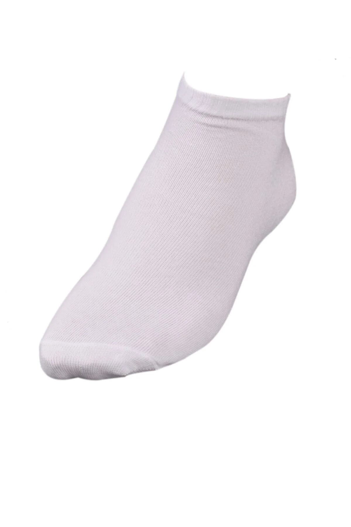 Unisex Beyaz Soket Çorap