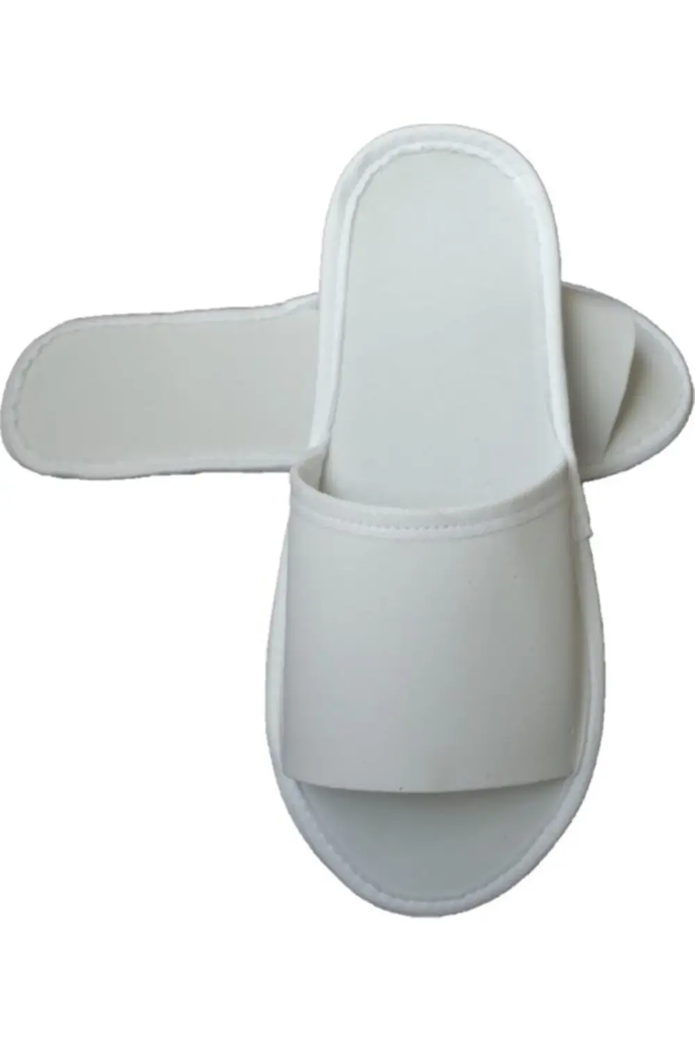 Unisex Beyaz Tek Kullanımlık Terlik 50 Çift