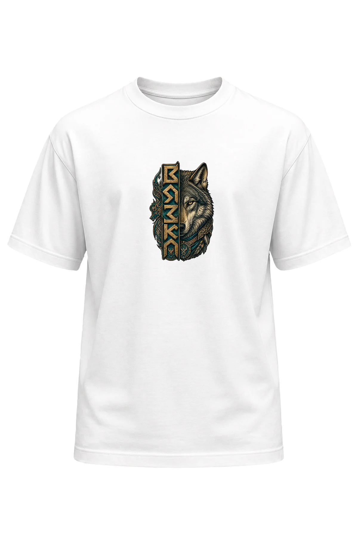 Unisex Bozkurt Göktürk Motifli Baskılı T-Shirt – Kurt Desenli Eski Türk Sembollü Özel Tasarım Tişört Unisex Bozkurt Göktürk Motifli Baskılı T-Shirt – Kurt Desenli Eski Türk Sembollü Özel Tasarım Tişört