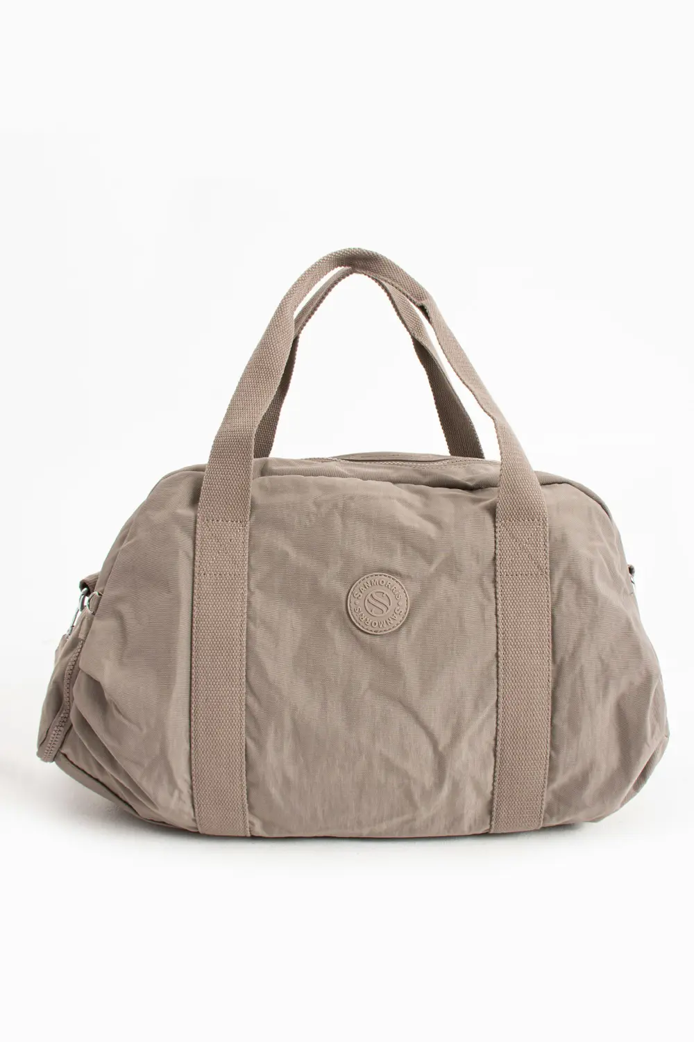 Unısex Büyük Boy Vizon Renkli Krinkıl Kumaş Ayakkabı Bölümlü Çapr