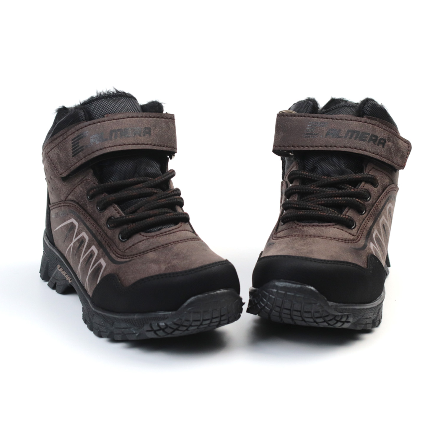 Kajila Unisex Çocuk Kahve Siyah İçi Kürklü Kışlık Termo Taban Suya Soğuğ Kajila Unisex Çocuk Kahve Siyah İçi Kürklü Kışlık Termo Taban Suya Soğuğ