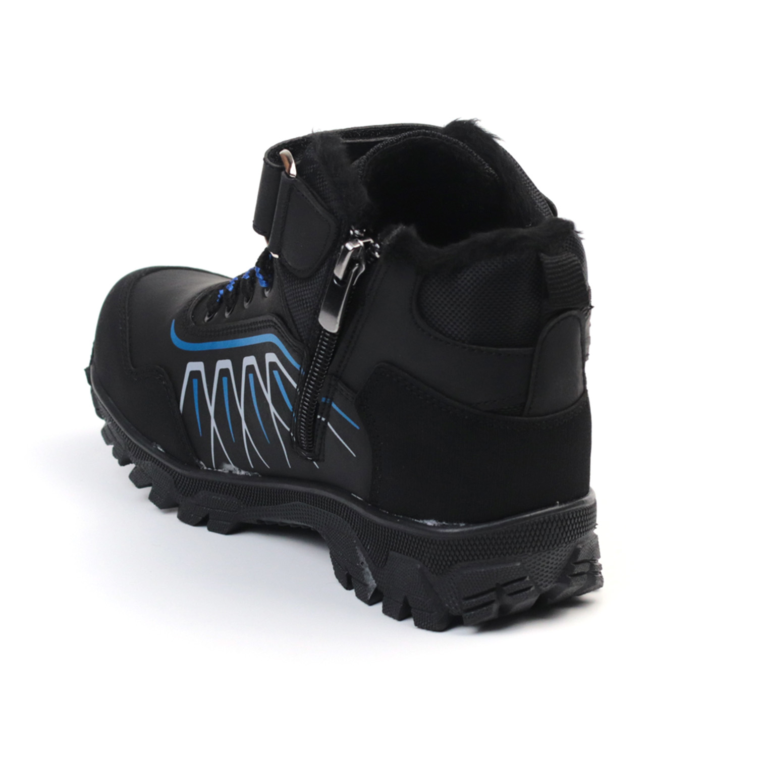 Kajila Unisex Çocuk Siyah Sax İçi Kürklü Kışlık Termo Taban Suya Soğuğa Kajila Unisex Çocuk Siyah Sax İçi Kürklü Kışlık Termo Taban Suya Soğuğa