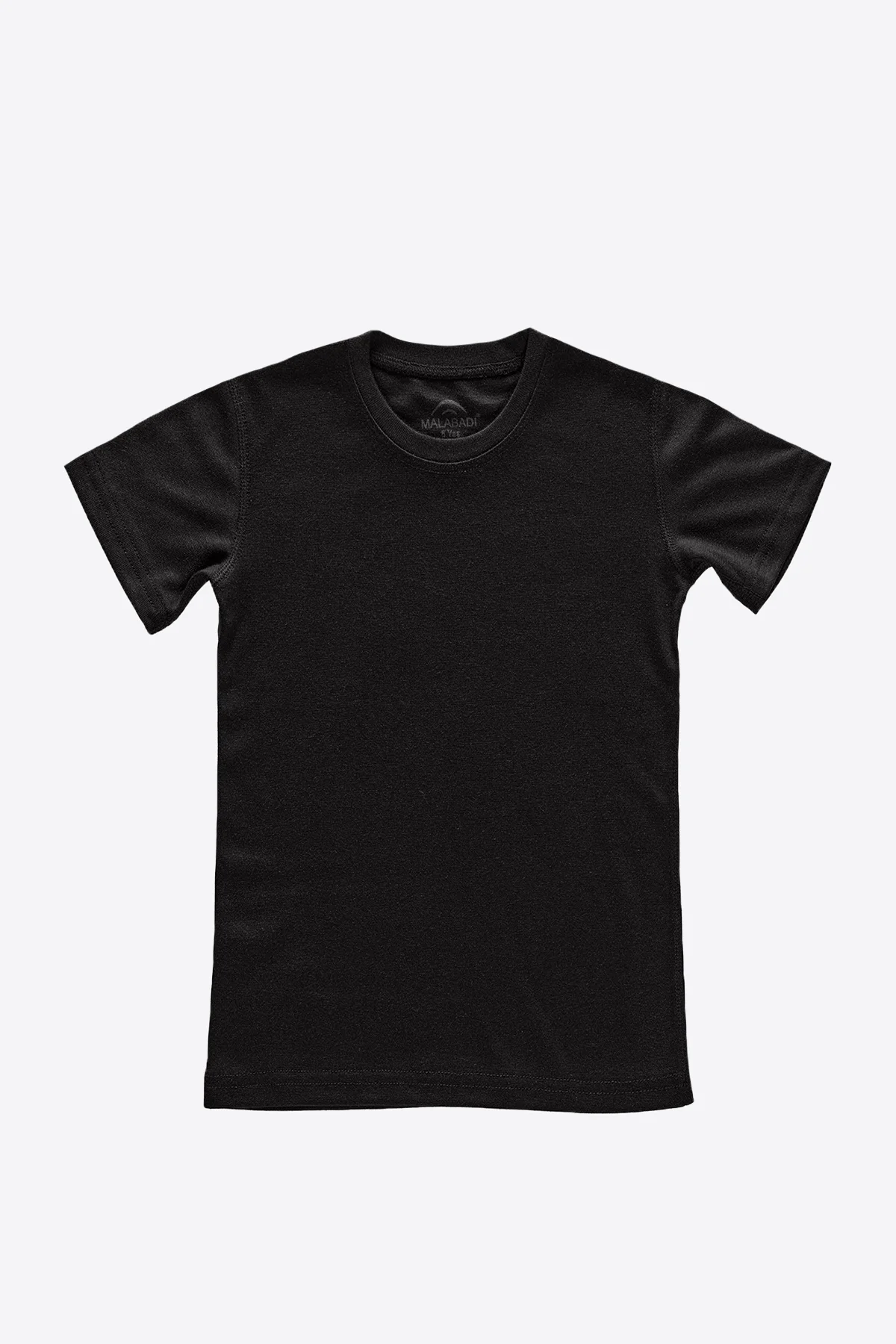 Unisex Çocuk Siyah Kısa Kollu Viloft Termal Üst Içlik 402