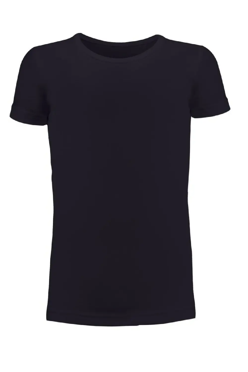 Unisex Çocuk SiyahTermal Kısa Kol Içlik