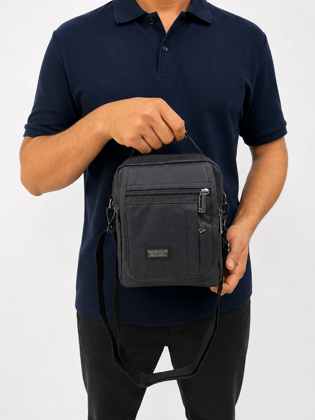 Unisex Çok Bölmeli Günlük Organizer El ve Omuz Çantası