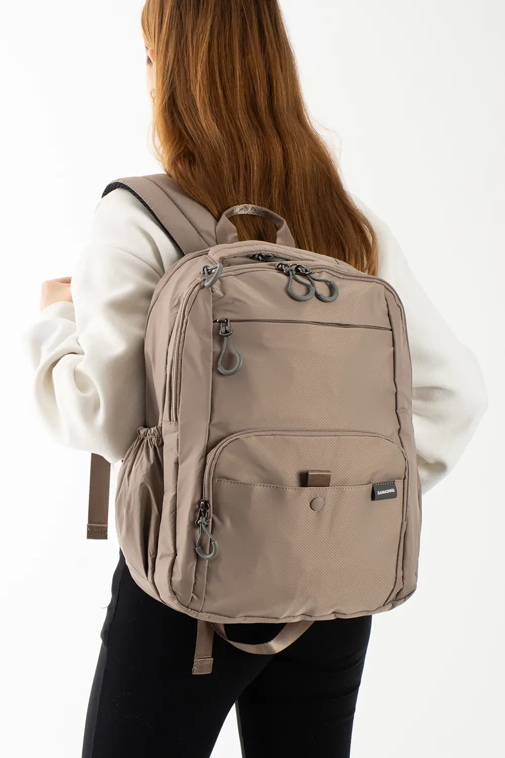 Unisex Çok Bölmeli Suya Dayanıklı Paraşüt Kumaş Laptop Bölmeli Ok