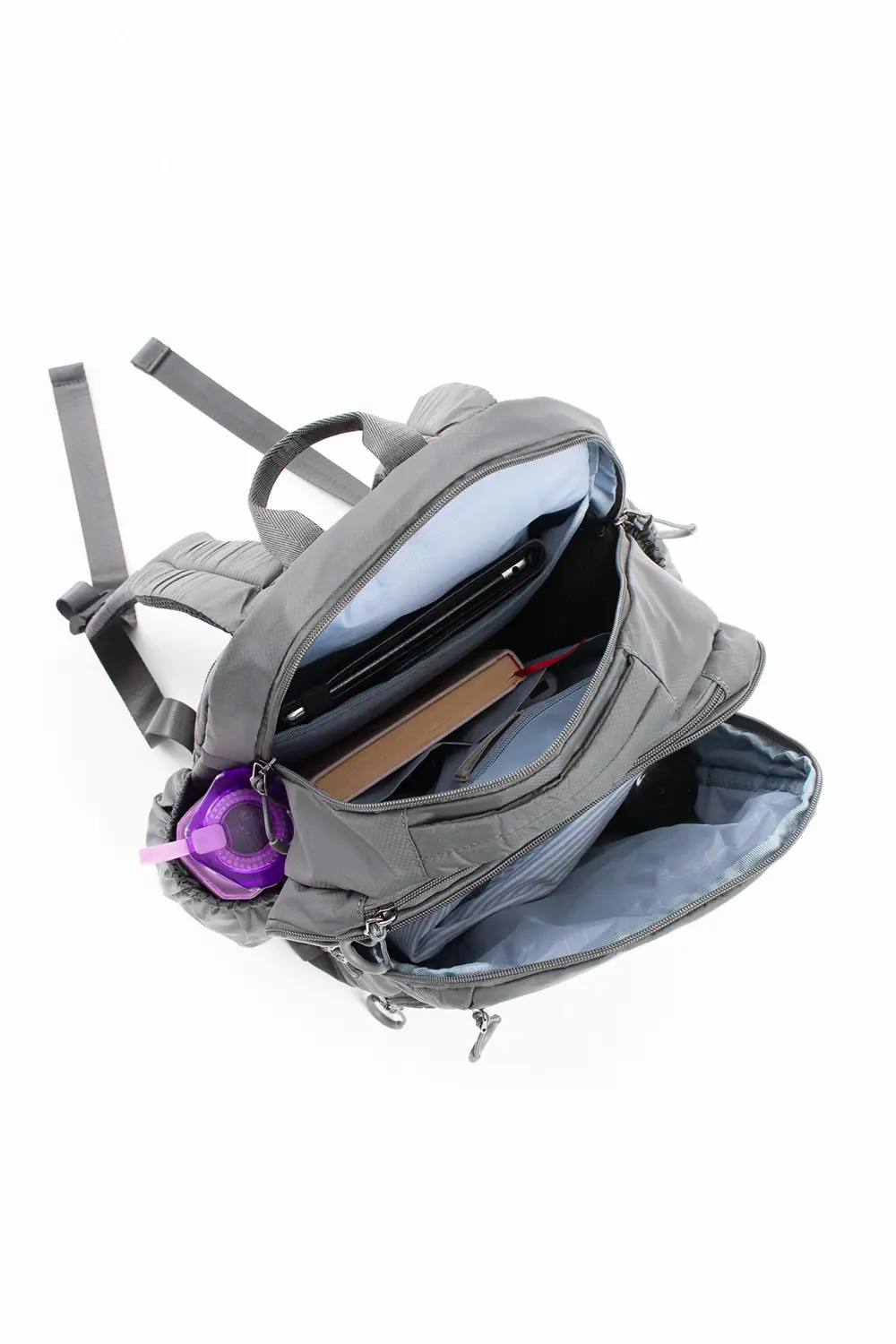 Unisex Çok Bölmeli Suya Dayanıklı Paraşüt Kumaş Laptop Bölmeli Ok
