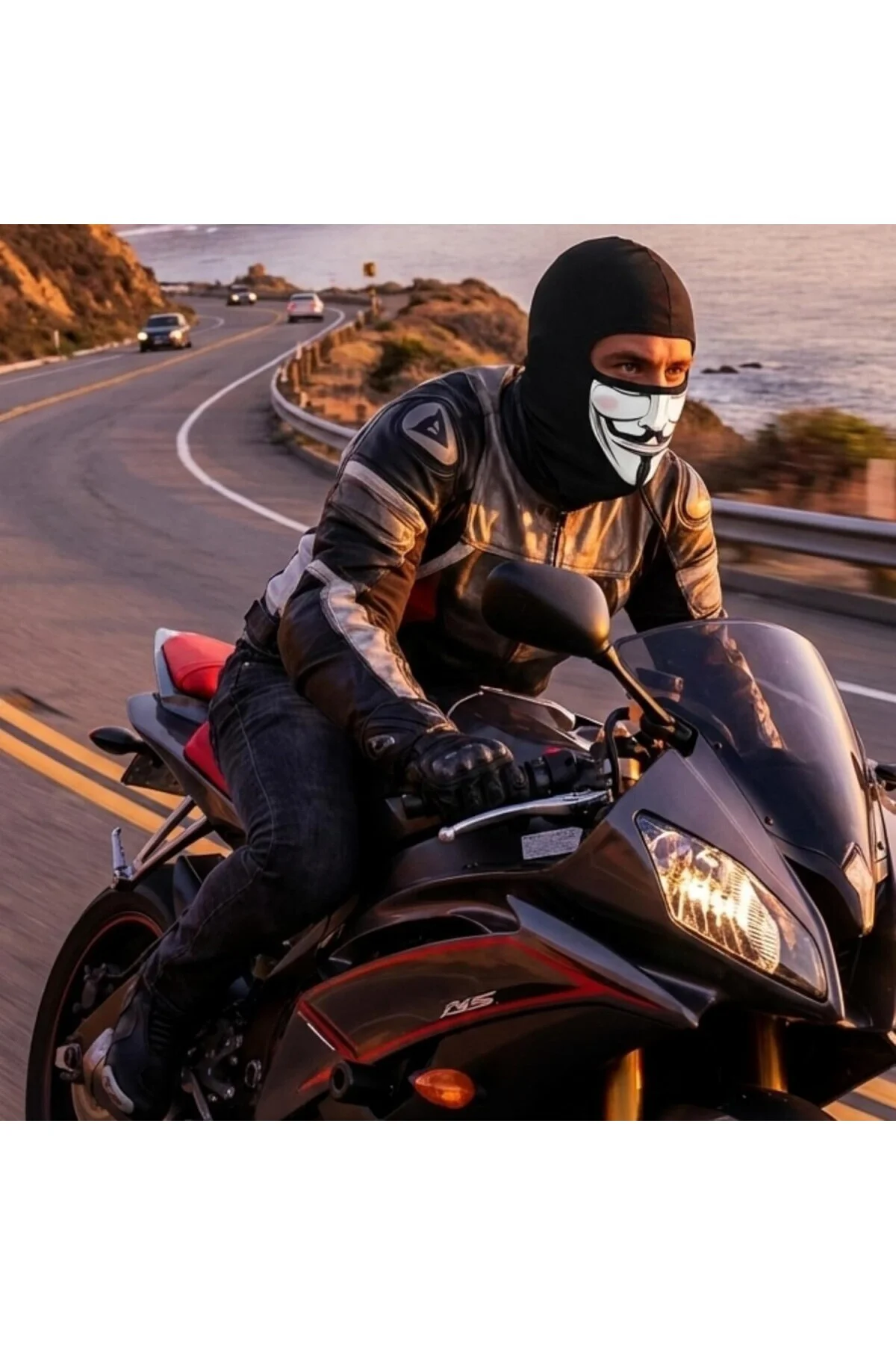 Unisex Çok Desenli Balaklava Yüz Maskesi - Motosiklet, Kayak, Kış Sporları için Nefes Alabili