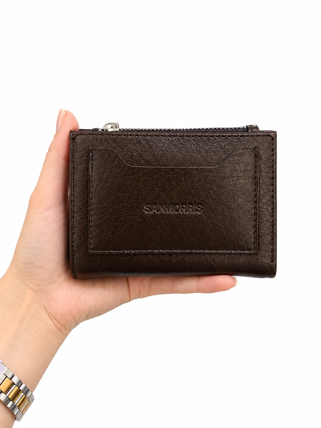 Unisex Fermuarlı Kartlık Çok Gözlü Kompakt Cüzdan S-2006 Unisex Fermuarlı Kartlık Çok Gözlü Kompakt Cüzdan S-2006