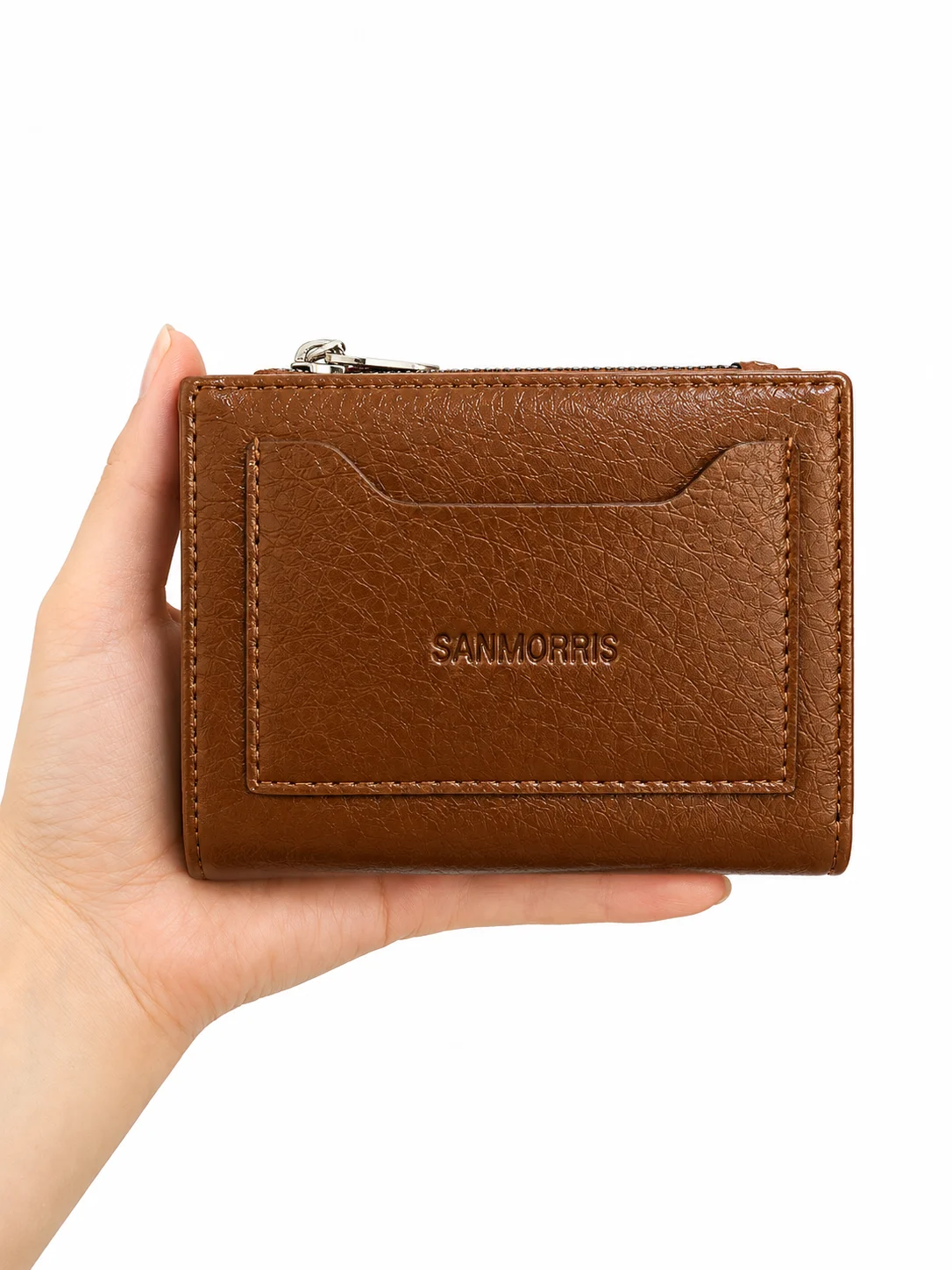 Unisex Fermuarlı Kartlık Çok Gözlü Kompakt Cüzdan S-2006 Unisex Fermuarlı Kartlık Çok Gözlü Kompakt Cüzdan S-2006