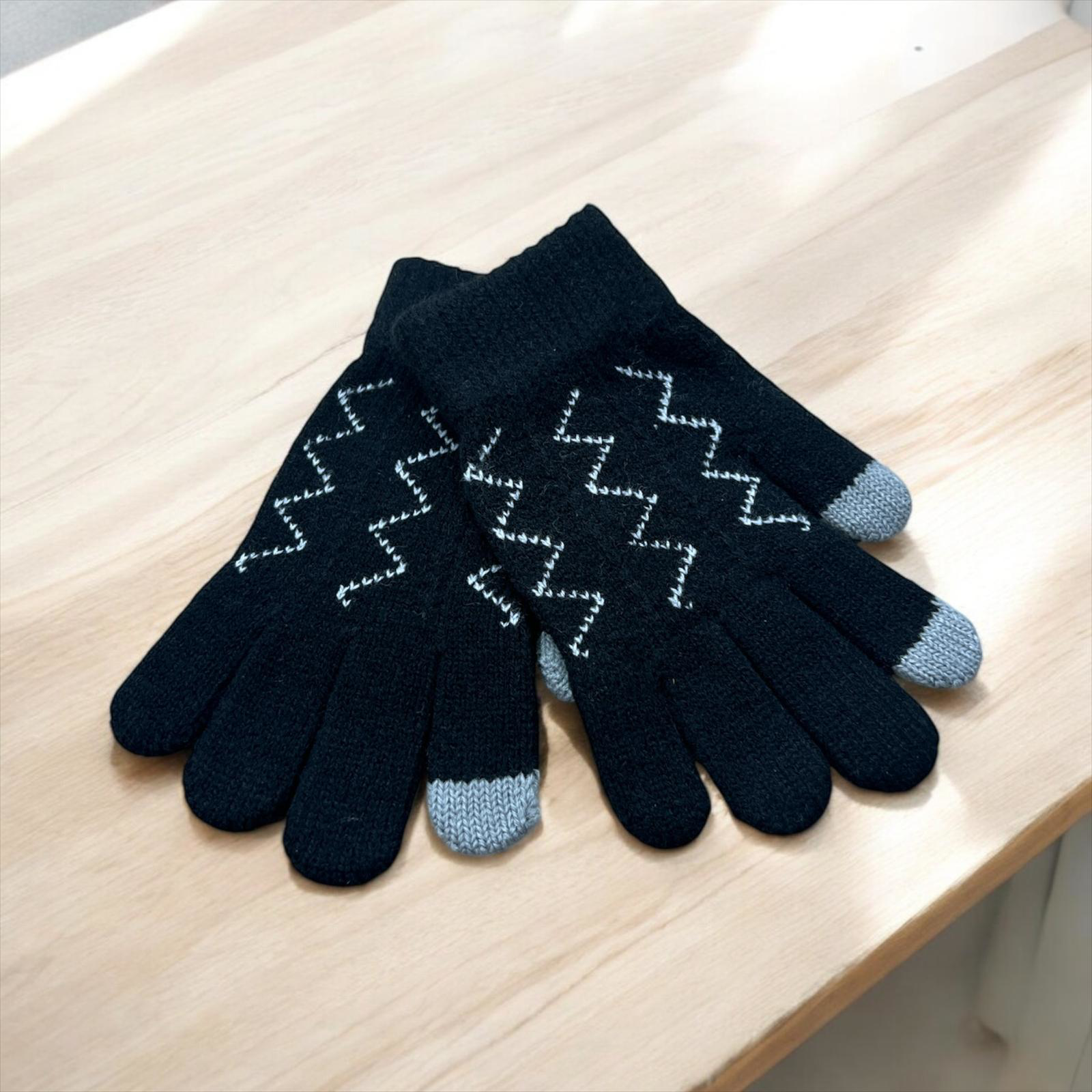 Unisex Garson 8-12 Yaş Dokunmatik Yünlü Eldiven