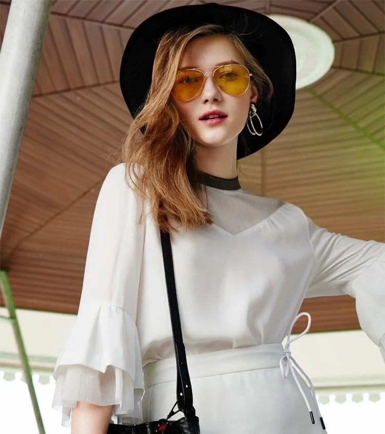 Unisex Gold Metal Çerçeveli Damla Gözlük (kutulu) Fiyatı, Yorumları ve Özellikleri