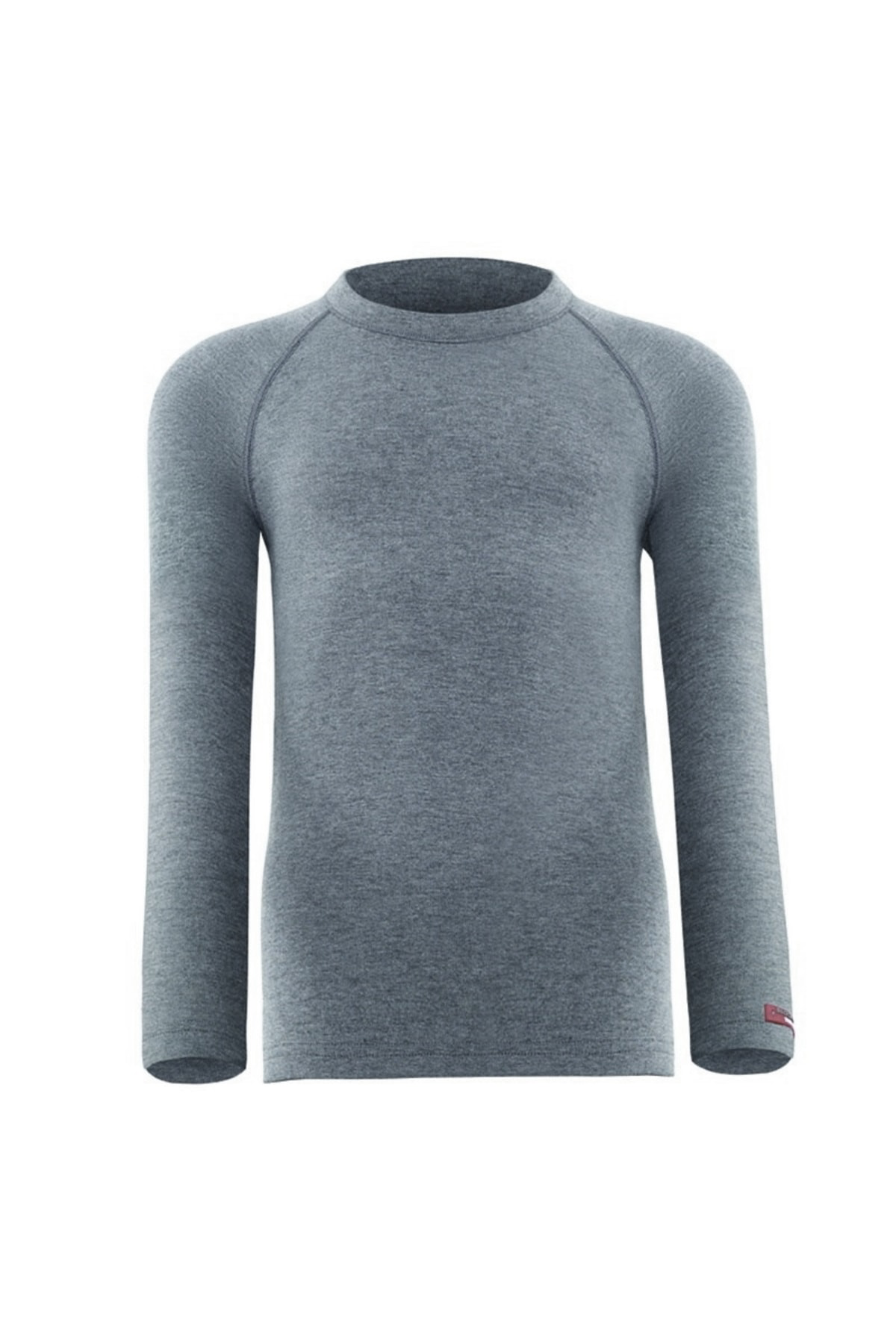 Blackspade Unisex Gri Melanj 2. Seviye Çocuk Uzun Kollu Termal Üst
