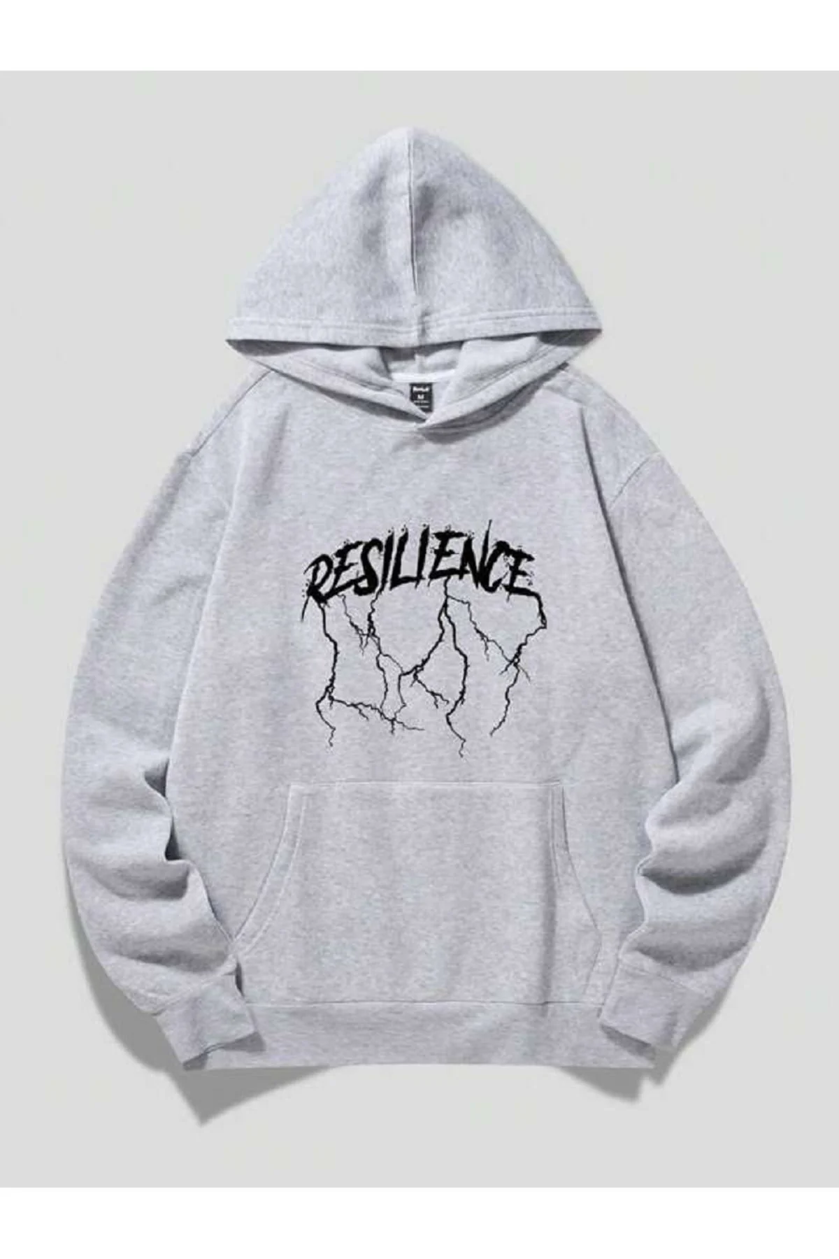 Unisex Gri Resilience Baskılı Şardonlu Sweatshirt Fiyatı, Yorumları ve Özellikleri