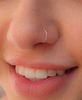 Tükkan Accessories Unisex Halka Hizma  925 Ayar Gümüş Tek Adet-Hizma2