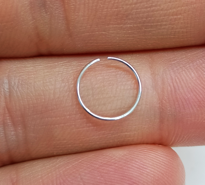 Tükkan Accessories Unisex Halka Hizma  925 Ayar Gümüş Tek Adet-Hizma2