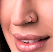 Tükkan Accessories Unisex Halka Hizma Sikiştirma Fake 925 Ayar Gümüş Tek Adet-Hizma4 Tükkan Accessories Unisex Halka Hizma Sikiştirma Fake 925 Ayar Gümüş Tek Adet-Hizma4