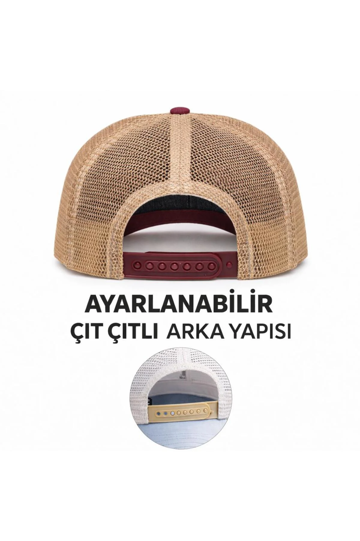 Unisex Hayvan Figürlü Fileli Şapka, Trucker Şapka,Ayarlanabilir Y