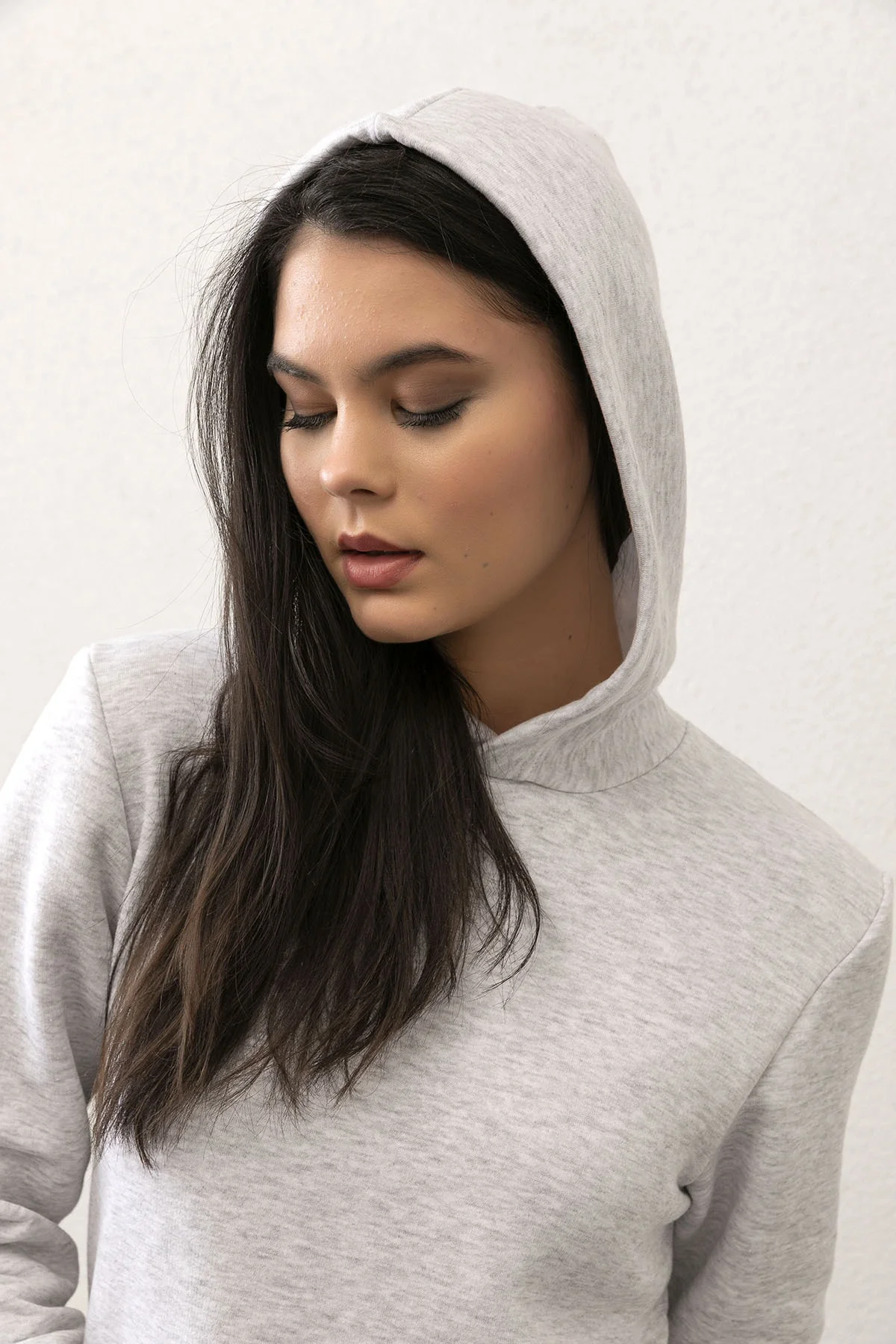 Unisex Kanguru Cepli Kapüşonlu Basic Sweatshirt