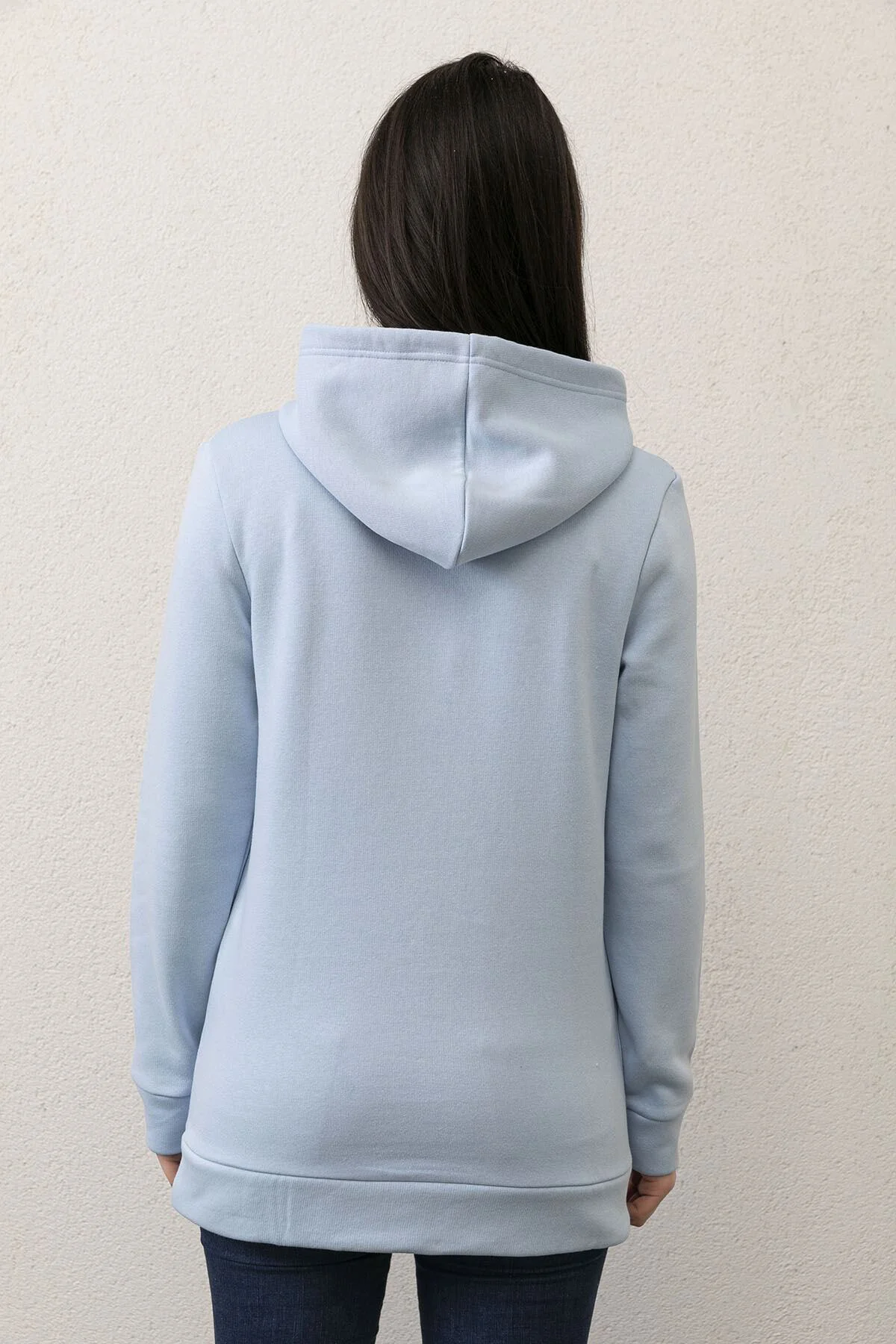 Unisex Kanguru Cepli Kapüşonlu Basic Sweatshirt