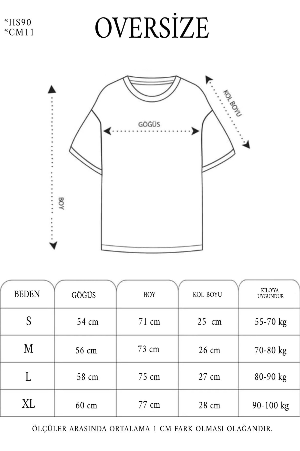 Unisex Karoyaka Dikişli Oversize T-shirt - Beyaz