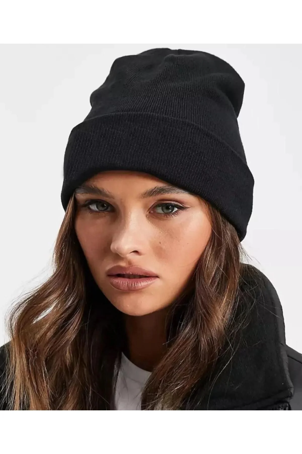 Unisex Kışlık Katlamalı Bere
