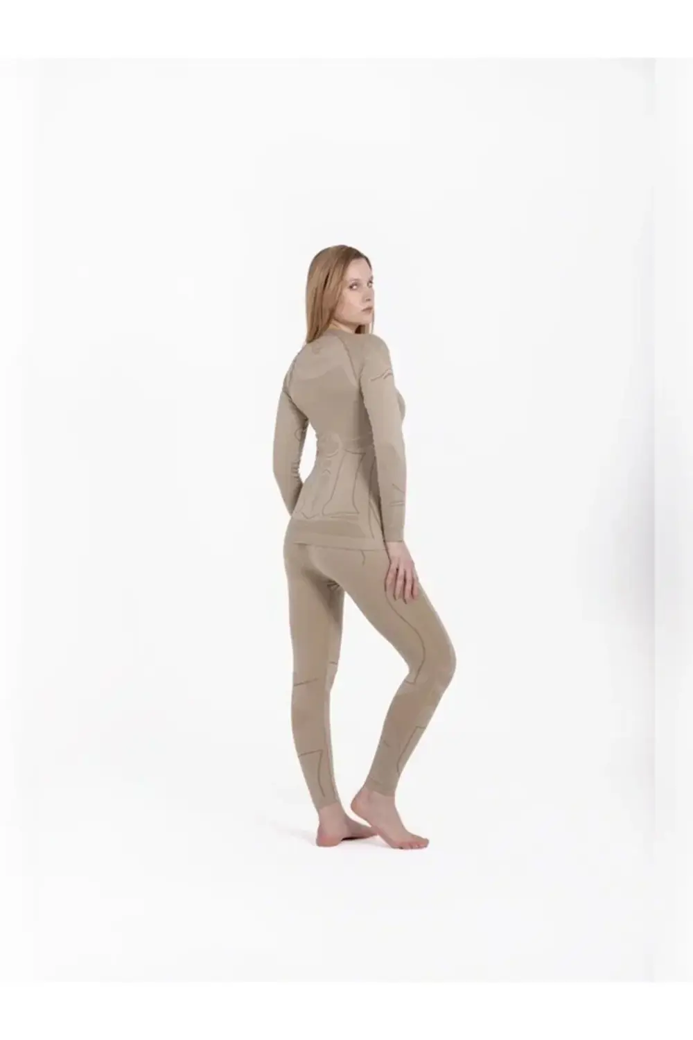 Unisex  Kışlık Sporcu Kayakçı Motorcu Termal Içlik  Üst Seamless