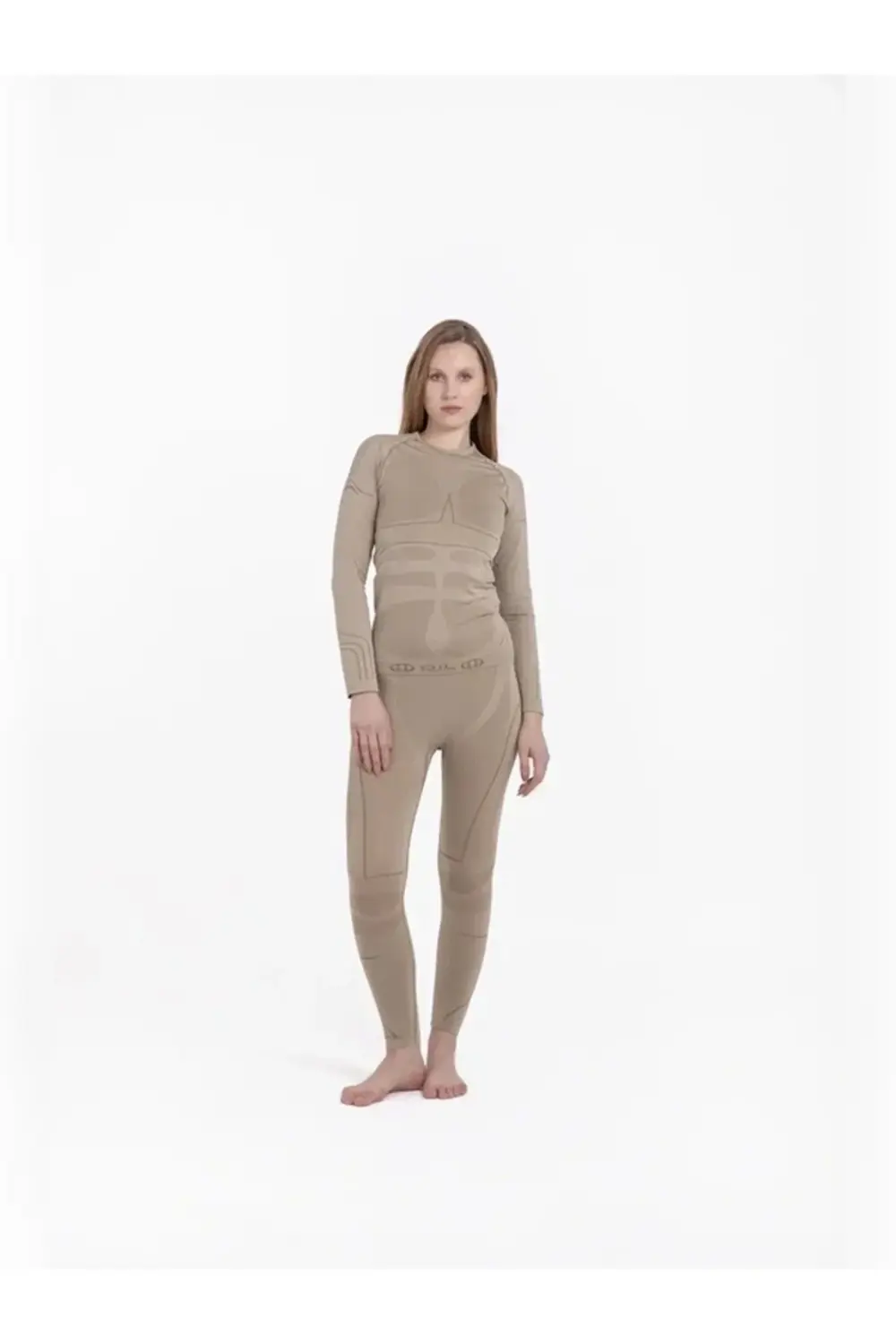 Unisex  Kışlık Sporcu Kayakçı Motorcu Termal Içlik  Üst Seamless