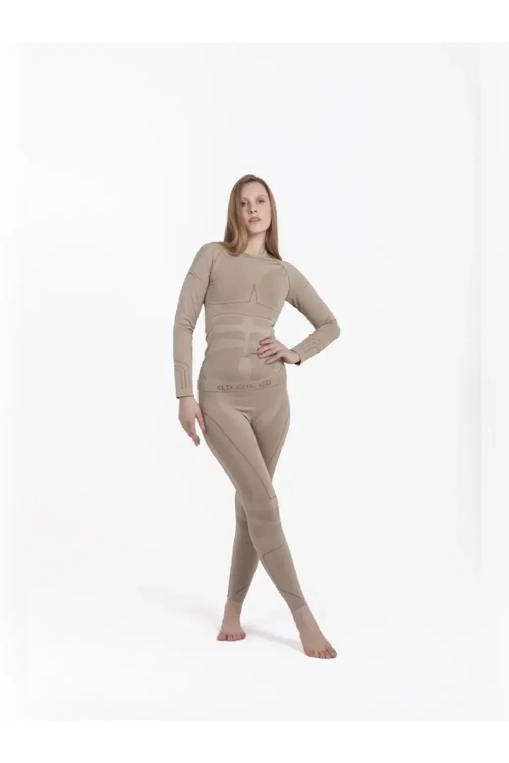 Unisex  Kışlık Sporcu Kayakçı Motorcu Termal Içlik  Üst Seamless