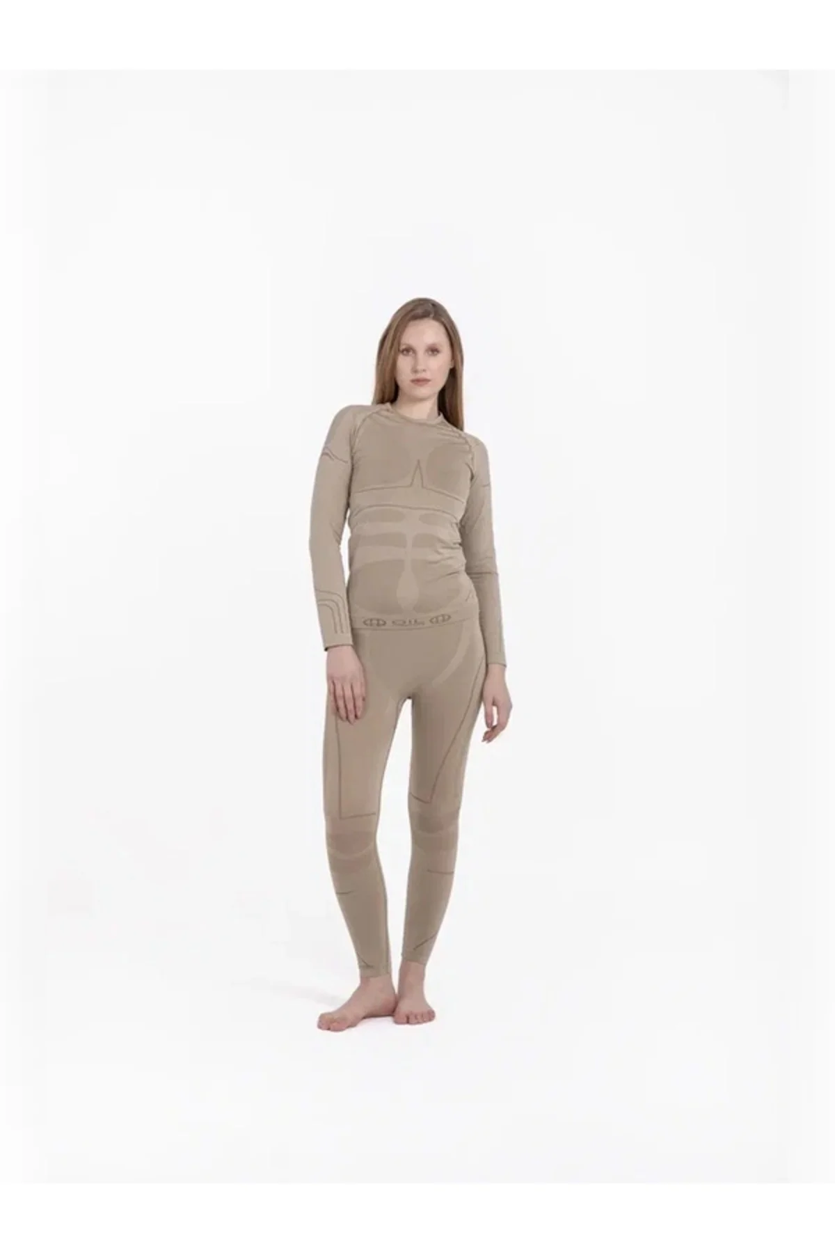 Unisex  Kışlık Sporcu Kayakçı Motorcu Termal Içlik  Üst Seamless 