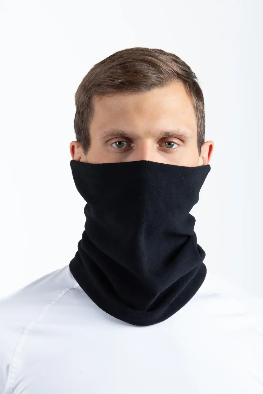 Unisex Kışlık Yüzü Kapatan Düz Polar Boyunluk Basic