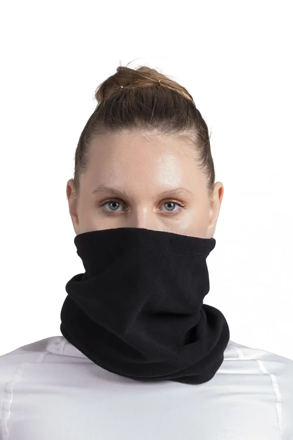 Unisex Kışlık Yüzü Kapatan Düz Polar Boyunluk Basic