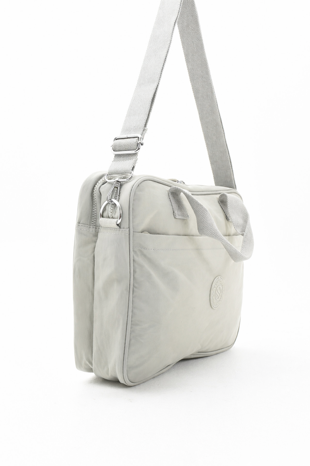 Unisex Klinkır Açık Gri Renkli Suya Dayanıklı Laptop Bölmeli Çapr