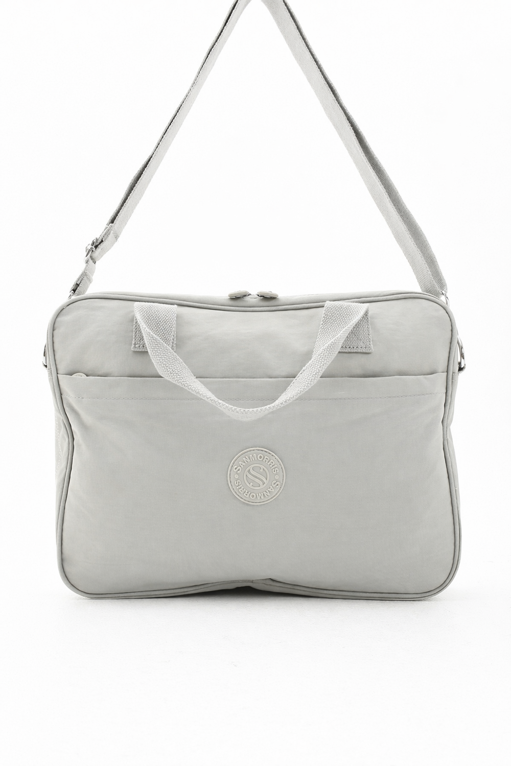 Unisex Klinkır Açık Gri Renkli Suya Dayanıklı Laptop Bölmeli Çapr