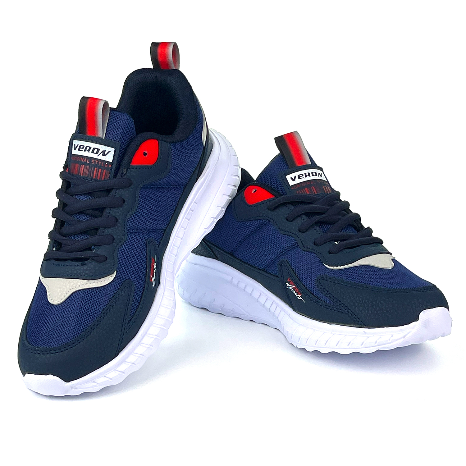 Kajila Unisex Lacivert Kırmızı Bağcıklı Esnek Hafif Günlük Sneaker Spor Kajila Unisex Lacivert Kırmızı Bağcıklı Esnek Hafif Günlük Sneaker Spor