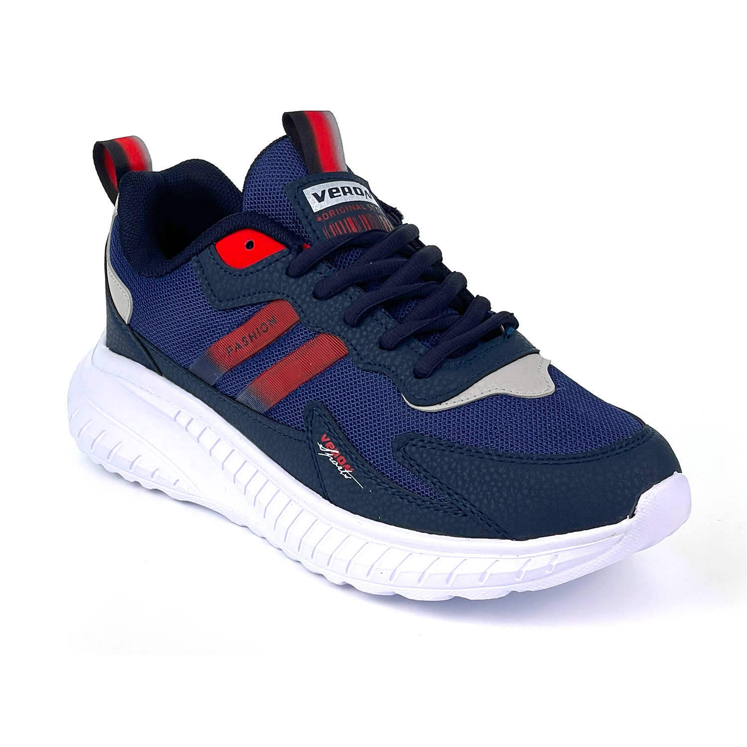 Kajila Unisex Lacivert Kırmızı Bağcıklı Esnek Hafif Günlük Sneaker Spor Kajila Unisex Lacivert Kırmızı Bağcıklı Esnek Hafif Günlük Sneaker Spor