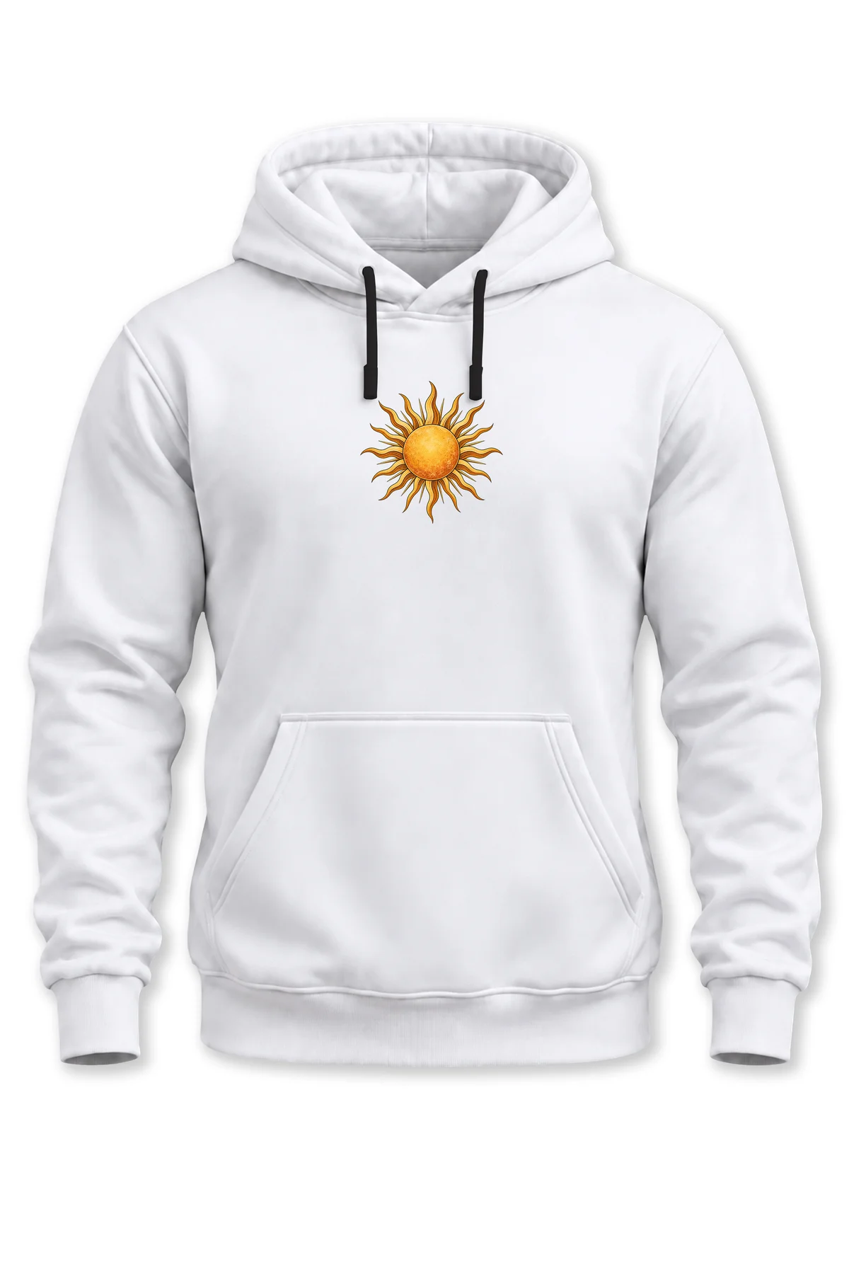 Unisex Minimal Güneş Baskılı Kapüşonlu Sweatshirt Solar Desenli Hoodie Unisex Minimal Güneş Baskılı Kapüşonlu Sweatshirt Solar Desenli Hoodie