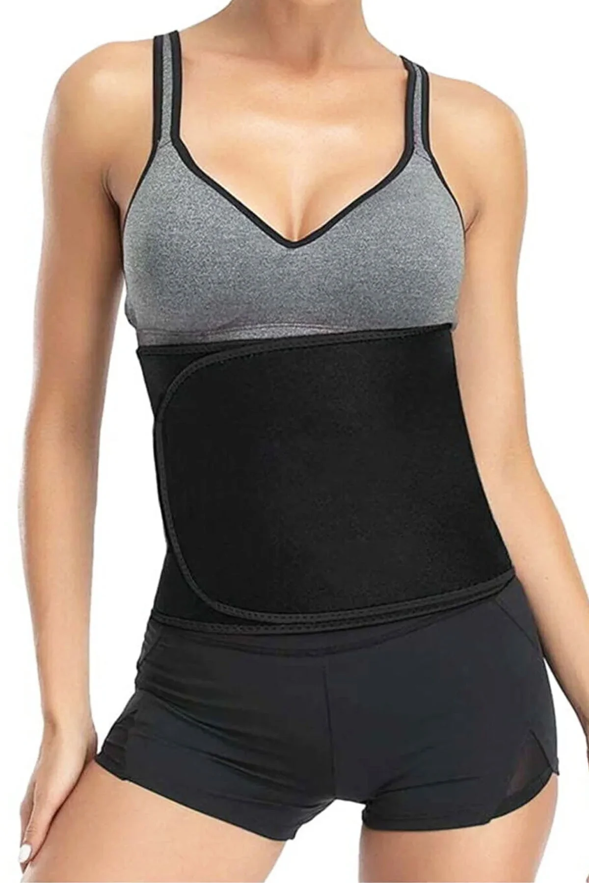 Unisex Neopren Terletme Kemeri Termal Sauna Kemer Bel Korsesi Göb