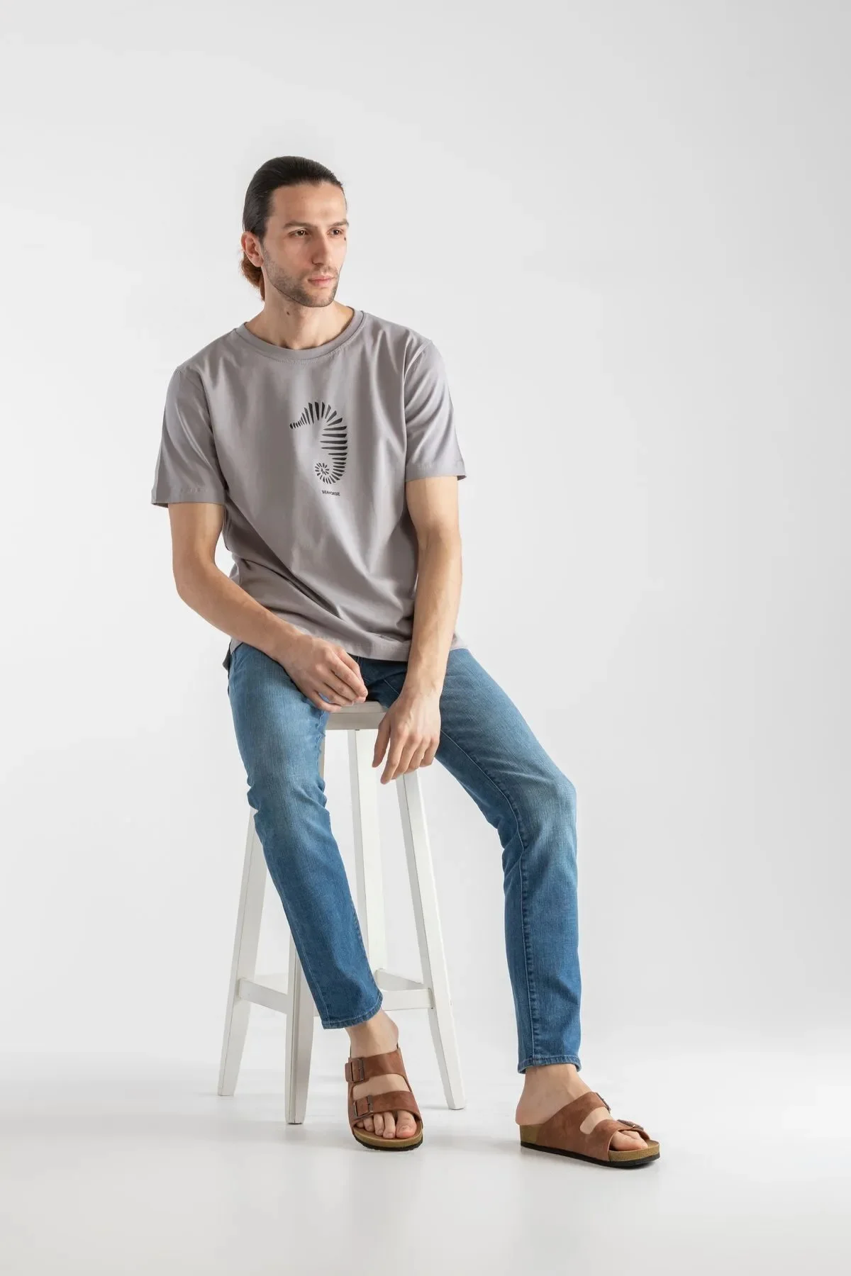 Unisex Ortopedik Tabanlı Konfor Modeli Terlik Çift Bantlı Tokalı 