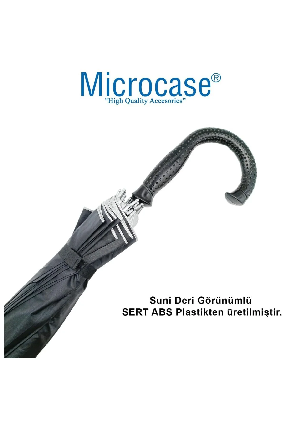 Unisex Otomatik 16 Telli Rüzgara Dayanıklı Su Geçirmez Baston Şem