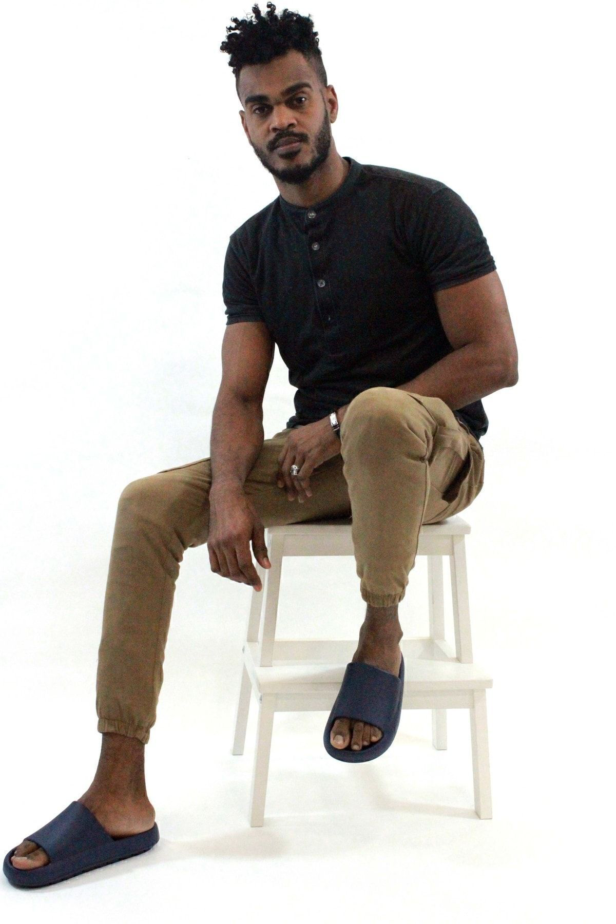 Unisex Plaj Havuz Deniz Günlük Terlik Erkek -kaymaz Taban- Ev-ban